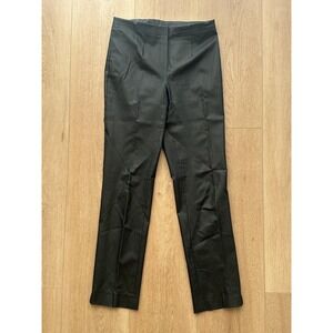 Lior Paris Black Depose Lade Pants Side Zip Split Cuff‎ Womens Size T2 US 6